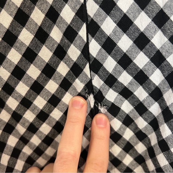 TOME Gingham Ruffle Hem Dress - Picture 9 of 12